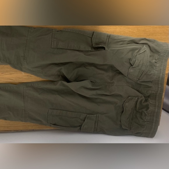 H&M green kaki cargo pants - Picture 3 of 4